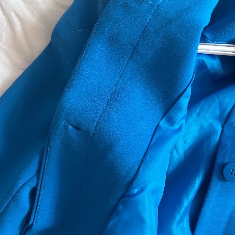 Mod Button-Up Jacket with Zebra Print - Picture 5 of 5